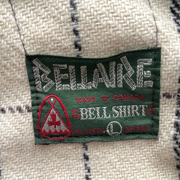 Vintage Plaid Wool Bellaire Bell Shirt Light Jacket / Shacket - Medium 🇨🇦 - Picture 7 of 10